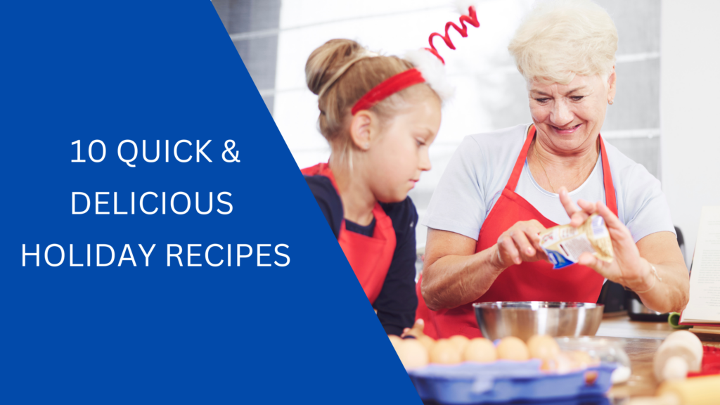 quick and delicious holiday recipes for seniors